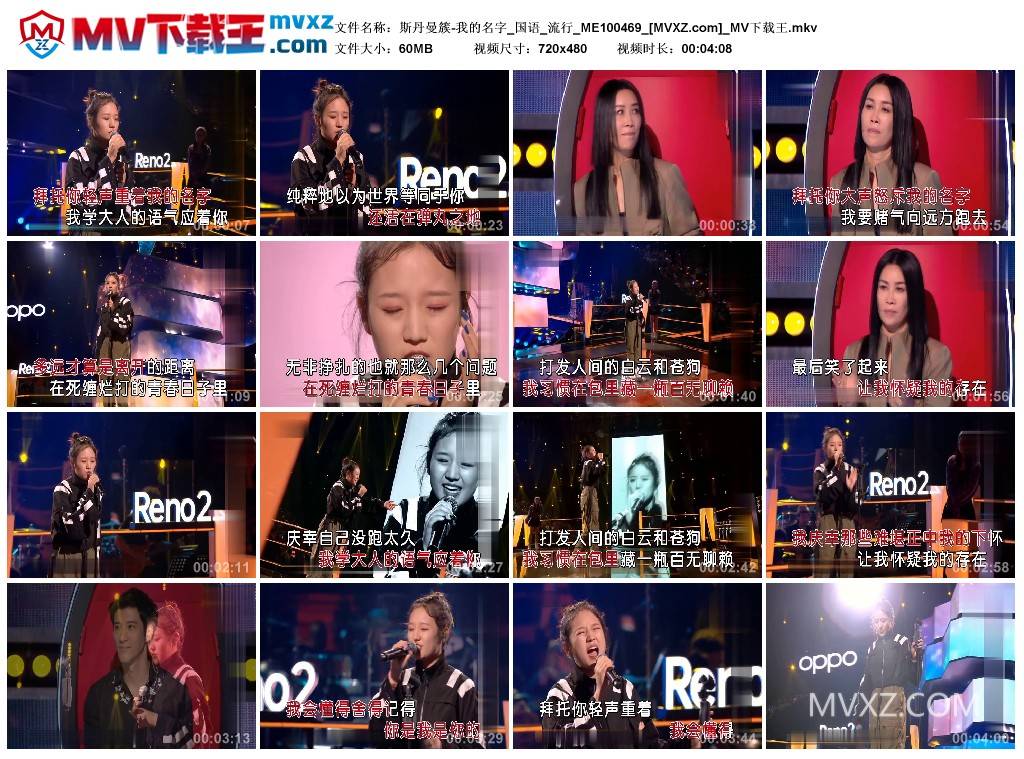 斯丹曼簇-我的名字_国语_流行_ME100469